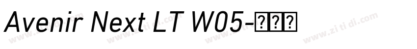 Avenir Next LT W05字体转换 Avenir Next LT W05字体转换